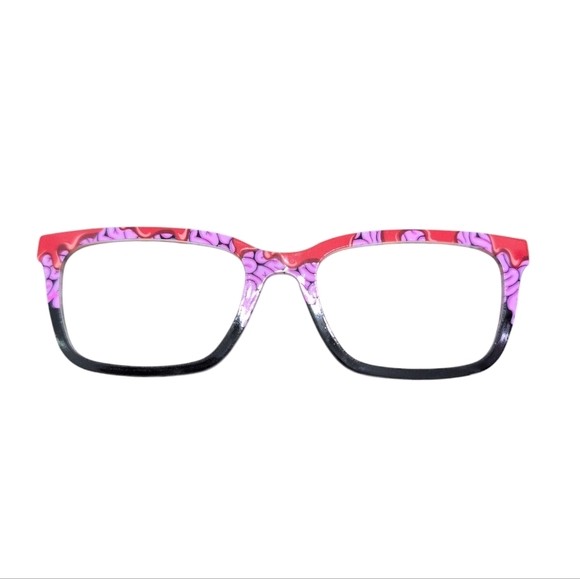Pair Eyewear The Larkin Magnetic Topper Brain And Ooze Blood Pink Black Split - Picture 1 of 6